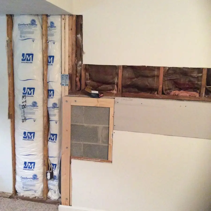 Wall insulation replacement during Structural Drying in Montrose